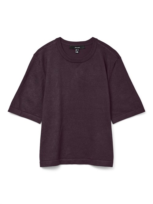 VM Silje 2/4 O-Neck Oversize Pullover, Strik, Bordeaux